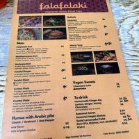   at Falafelaki in Crete
