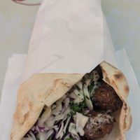 Falafelaki Roll at Falafelaki in Crete