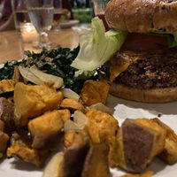 Vegan Double Cheeseburger at True Food Kitchen in Jacksonville