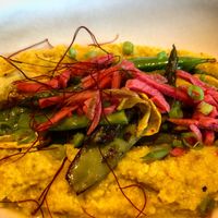 Vegan and Gluten- Free Cauliflower Polenta at True Food Kitchen in Jacksonville