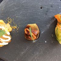 Trio of amuse bouches at Encuentro in Oakland