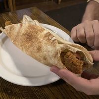    Falafel wrap  at Kassab's Restaurant in Pittsburgh