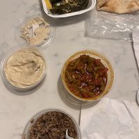 Got four vegan appetizers   at Kassab's Restaurant in Pittsburgh