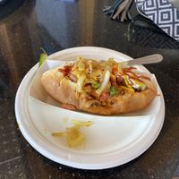 Vegan Sonoran Dog at Tumerico - 4th Ave in Tucson