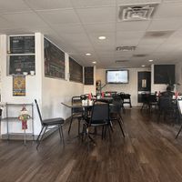 Half of dining room   at Olympia Cafe in Osseo