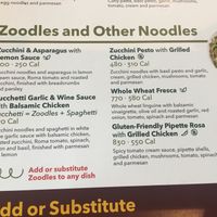 Zoodles and Other Noodles at Noodles & Company in Leesburg