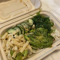 Tofu Poke Bowl  at NDMK in Santa Catalina Island