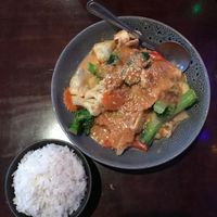 Stir fry with peanut sauce at U-TONG in Clayfield