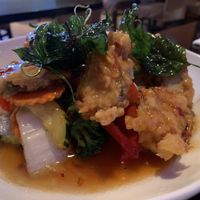 Sweet and sour ‘fish’....amazingly good at U-TONG in Clayfield