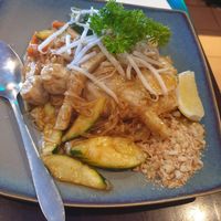 Pad Thai with veggies and mock fish at U-TONG in Clayfield