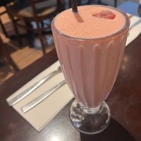 Strawberry milkshake delicious 🤤   at U-TONG in Clayfield