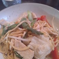 HokkienNoodles with veggie and plant based meaty bits at U-TONG in Clayfield
