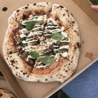 ‘eggplant parmigiana' at Plant A Pizza in Ghent
