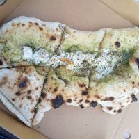 Cheesy garlic bread at Plant A Pizza in Ghent