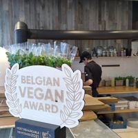 Belgian vegan award - newcomer 2021! at Plant A Pizza in Ghent