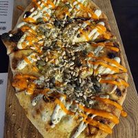 Garlic bread deluxe at Plant A Pizza in Ghent