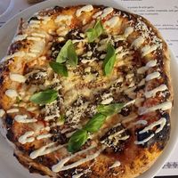 Eggplant parmigiana at Plant A Pizza in Ghent