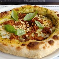 Pesto leonardo at Plant A Pizza in Ghent