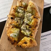 Cheesy garlic bread at Plant A Pizza in Ghent