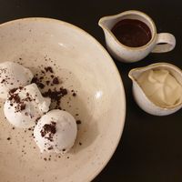 Dame blanche at Plant A Pizza in Ghent