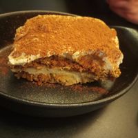 Tiramisu at Plant A Pizza in Ghent