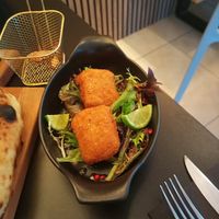 Cheese croquettes at Plant A Pizza in Ghent
