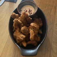 Mushroom wings  at Plant A Pizza in Ghent