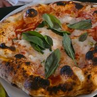 Pizza Margherita at Plant A Pizza in Ghent