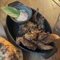 Crispy mushrooms    at Plant A Pizza in Ghent