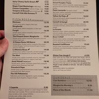 Menu at Plant A Pizza in Ghent