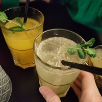 Homemade soft drinks at Plant A Pizza in Ghent