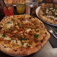 Carciofi & Eryngii Pizza at Plant A Pizza in Ghent