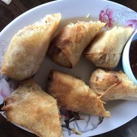 Spring rolls at Mae Haad Cove Bungalows in Koh Phangan