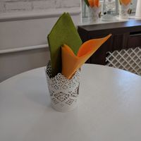 Cute cafe at Raw Bakery in Bucharest