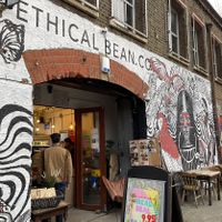 Pleasantly surprised by the amazing selection of vegan options at this little cafe in walking distance to London Stadium and Victoria Park. The pastries are incredible. #Veganuary at Ethical Bean Company in East London
