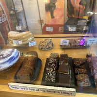 All vegan cakes  at Ethical Bean Company in East London