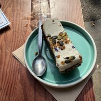 Vegan carrot cake. Amazing   at Ethical Bean Company in East London