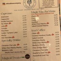   at Ethical Bean Company in East London