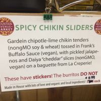 Hot sandwich of the day. I could eat these every week! at Mountain Avenue Market in Fort Collins