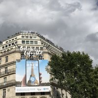Rooftop restaurant at corner of galeria Lafayette  at Creatures in Paris