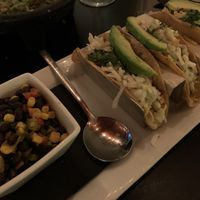 Vegan Tacos de picadillo  at Beto & Son in Dallas