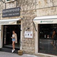 Front  at Superfood Healthy Food Factory in Split