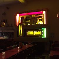 The organ (for a small fee, it will play) at Café Modern in Voeren