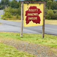 Signage  at Polly's Pancake Parlor in Sugar Hill