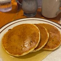 Vegan pancakes! at Polly's Pancake Parlor in Sugar Hill