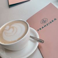 Matcha latte  at Home of Franziska in Budapest