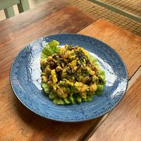 Avocado, Chickpeas and Sun-dried Tomatoes Toast at Pilgrim in Kampot