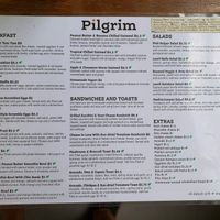 Menu Front at Pilgrim in Kampot