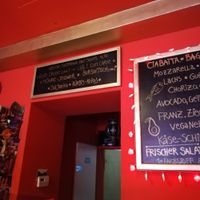 Interior soup menu at Ludmilla's Coffee in Berlin