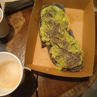 Avocado toast at Base V Juicery - Via dei Neri in Florence